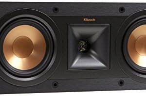 Klipsch Reference R-25C - Caixa acústica central para Home Theater Preto (Equipamentos)