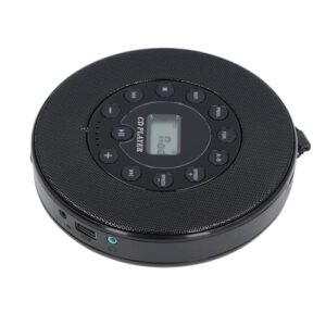 Leitor de CD Portátil, CD Player de Mesa Bluetooth para Casa Com Alto-falantes Embutidos e Microfone Com Temporizador Com AUX de 3,5 Mm, Anti-salto e Reprodução de Memória, para (Equipamentos)