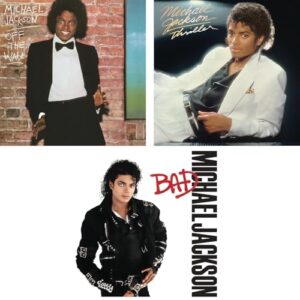 Off the Wall / Thriller / Bad - Michael Jackson 3 Record Vinyl LP Set - Michael Jackson (Discos de Vinil)
