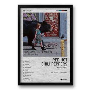 Quadro Álbum Spotify The Getaway - Red Hot Chili Peppers - 40x60cm (Discos de Vinil)