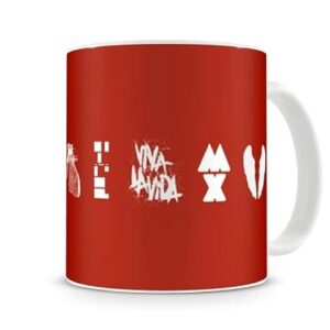 Caneca Coldplay Albuns 330 ml (Discos de Vinil)