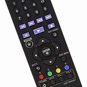 New AKB73896401 Replacement Remote for LG Blu Ray Disc DVD Player (CDs)