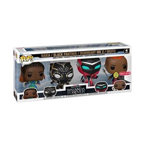 Funko Pop Marvel Pantera Negra: Wakanda Forever - Pacote com 4 (Discos de Vinil)