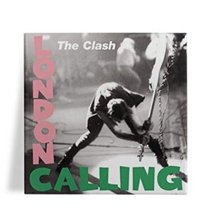 Azulejo Decorativo The Clash London Calling 15x15 (Discos de Vinil)