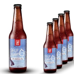 Cerveja IPA Sem Álcool Self Way Dama Bier 355ml Kit 05 unidades (Cervejas)