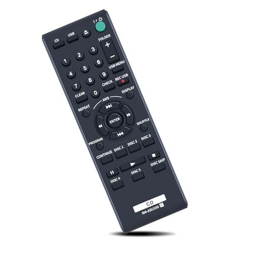 Novo controle remoto de substituição RM-ASU100 adequado para Sony Compact Disc Player CDP-CE500 CDPCE500 CD Player (Equipamentos)