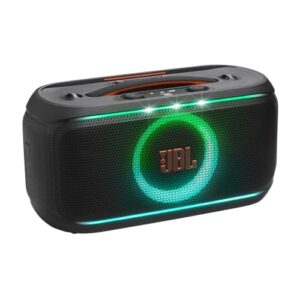 JBL PartyBox On-the-Go 2 - Altifalante portátil Bluetooth para festas com microfone sem fio, espetáculo de luz dinâmica, 15 horas de reprodução, classificação IPX4 à prova de salpicos, som (Equipamentos)