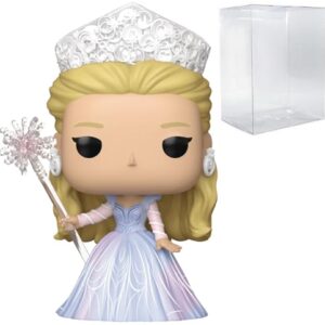 POP Filmes: For Good Pt. 2 - Boneco de vinil Funko Glinda em vestido azul (incluído com caixa protetora compatível), multicolorido, 9,5 cm (Discos de Vinil)