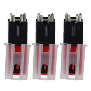 ZJchao Agulha de Toca-discos, Substituição de Agulha de Registro, Cartucho de Mesa Giratória de Caneta de Fonógrafo de Substituição Antiga Com 3 Peças de de Toca-discos para LP (Modelo de poste de (Equipamentos)