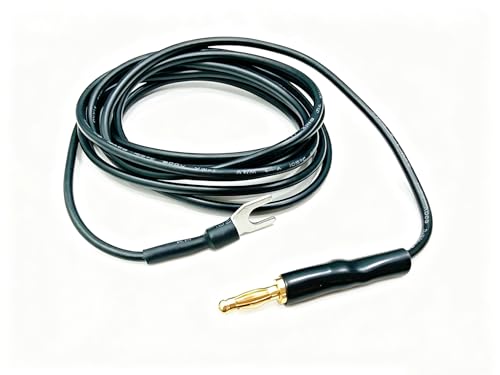 Velodi Cabo de fio de aterramento para toca-discos Technics SL-B92 B250 B921A de substituição para toca-discos Technics SL-B92 B250 B921A (Equipamentos)