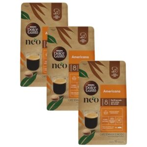Kit com 03 Café Dolce Gusto Neo Americano 10 Cápsulas (Café)