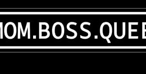 Adesivo de vinil para carro Mom.Boss.Queen, Best Mom, Boss Mommy, Queen of The House (branco) (Discos de Vinil)
