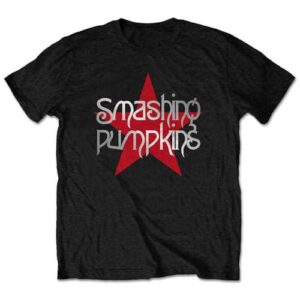 Camiseta com logotipo The Smashing Pumpkins Star tamanho XGG (Discos de Vinil)