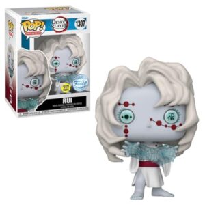 Funko Pop Demon Slayer Rui Glow-in-The-Dark Gamestop boneco de vinil exclusivo (Discos de Vinil)