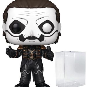 POP Funko Rocks: Ghost – Boneco de vinil Papa Emeritus IV (incluído com caixa protetora compatível), multicolorido, 9,5 cm (Discos de Vinil)