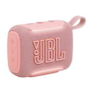 JBL Alto-falante Bluetooth ultraportátil GO 5 com som Big JBL Pro e graves intensos, emparelhamento AirTouch, design à prova d'água e 10 horas de reprodução, rosa (Equipamentos)