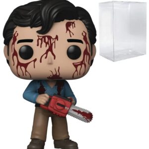 Evil Dead 40º aniversário - Bloody Ash Edição Limitada, Chase Funko Pop! Boneco de vinil (embalado com capa protetora de caixa pop) (Discos de Vinil)