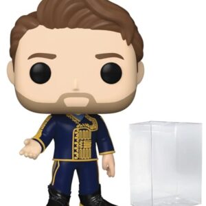 POP Filmes: Wicked - Boneco de vinil Fiyero Funko (incluído com capa protetora de caixa compatível), multicolorido, 9,5 cm (Discos de Vinil)