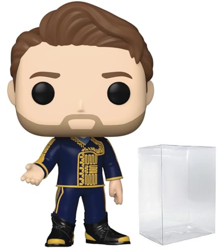 POP Filmes: Wicked - Boneco de vinil Fiyero Funko (incluído com capa protetora de caixa compatível), multicolorido, 9,5 cm (Discos de Vinil)