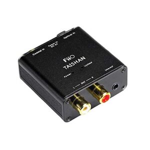 FiiO Conversor de áudio coaxial/óptico para estéreo D03K (preto) (Equipamentos)