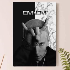 Placa Quadro Decorativo - Emi.nem - Decoração Rap Hip Hop (Eminem_06) (Discos de Vinil)