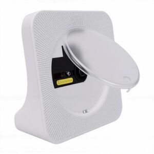 Zopsc Leitor de CD Portátil Com Bluetooth, Leitor de Música de CD Bluetooth Portátil Estético Retro Vertical Com Alto-falantes Duplos, Suporte para Rádio FM AUX USB (Equipamentos)