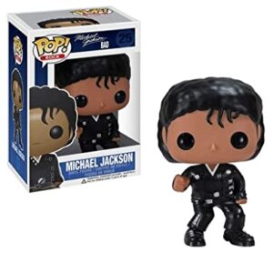 Boneco Funko Pop! Rock Michael Jackson Bad Raro Colecione Express (Discos de Vinil)