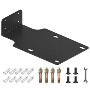 Suporte de parede de alto-falante resistente para alto-falante KEF LS50 Wireless II Suporte de parede para KEF LS50 Wireless II com clipes de cabo para economia de espaço, suporte de parede de metal (Equipamentos)