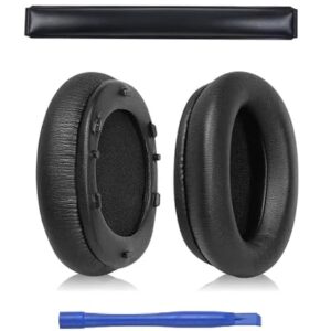 Kit Almofada e Headband compatível com Edifier W800BT, W600BT, Espuma e Couro Sintético (Equipamentos)