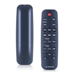 WDZP Novo controle remoto Soundbar de substituição para Sharp CD-BH10 92L1R15102733A Streaming de áudio e CD Player sistema de alto-falante de madeira (Equipamentos)