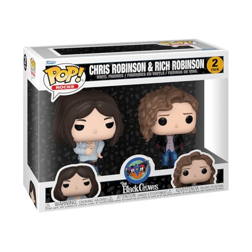 Funko POP Rocks: The Black Crowes, 2-Pack - Chris Robinson - Collectable Vinyl Figure - Gift Idea - Official Merchandise - for Kids & Adults - Music Fans - Model Figure for Collectors and Display - Funko (Discos de Vinil)