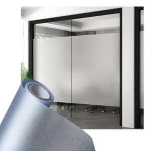 Adesivo Vinil Jateado Cristal Envelopar Vidro Janela Box Impermeável 5m x 1m (Discos de Vinil)