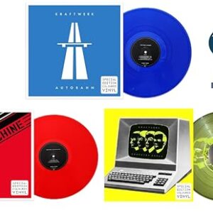 Autobahn Special (Blue) + The Man-Machine (Red) + The Computer World (Transparent Neon Yellow) Limited Coloured Album Collection by Kraftwerk [Vinyl-3 Pack] - Kraftwerk (Discos de Vinil)