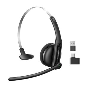 Headset Comunicador Bluetooth 6.0 Profissional EDIFIER CC300 - Preto (Equipamentos)