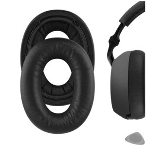 GEEKRIA Almofadas De Substituição Elite Em Pele Carneiro Para Fones Ouvido Bowers & Wilkins B&W Px7, Ouvido, Peças Reposição Capas (Pretas) (Equipamentos)