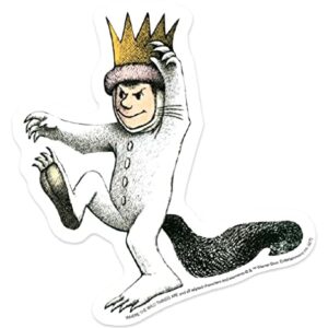 Paper House Productions Adesivo de vinil Where The Wild Things are Max cortado de 8 cm (Discos de Vinil)