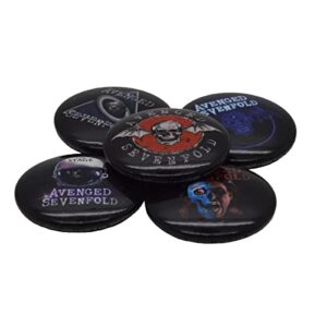 Avenged Sevenfold unissex multicolorido The Stage Badge Pack (Discos de Vinil)