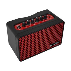 VEDO M-VAVE Alto-falante SP100 de 10W para guitarra elétrica com caixa acústica integrada, simula desempenho ao ar livre, mini alto-falante portátil para presente. (Equipamentos)