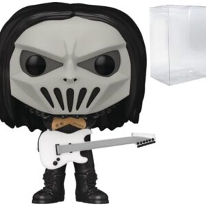 POP Rocks: Slipknot - Boneco de vinil Mick Thomson Funko (incluído com capa protetora de caixa compatível), multicolorido, 9,5 cm (Discos de Vinil)