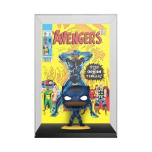 Funko Pop! Capas De Quadrinhos: Marvel - Pantera Negra, T'Challa Figura Vinil Exclusiva Multicolorida Nº 36 Edição Especial (Discos de Vinil)