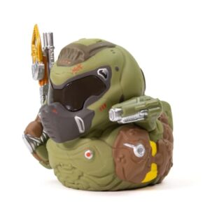 TUBBZ Edição em caixa Doom Slayer boneco colecionável de vinil de borracha – Mercadoria oficial do Doom – TV, filmes e videogames (Discos de Vinil)