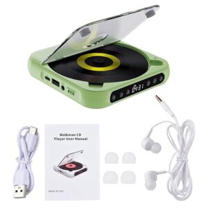 Leitor De Cd Bluetooth Portátil Compatível Com CD/MP3/CD-RW (Verde) (Equipamentos)