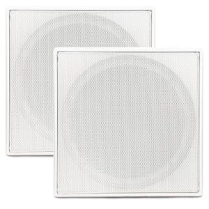 Caixa Acustica 110W Embutir Som Ambiente Arandela Quadrada (Equipamentos)