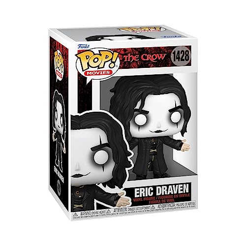Funko Pop! Movies: The Crow - Eric - Figura in Vinile da Collezione - Idea Regalo - Merchandising Ufficiale - Giocattoli per Bambini e Adulti - Movies Fans - Figura da Collezione e da Esposizione (Discos de Vinil)