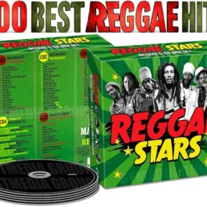 Reggae Stars - 100 Tracks Bob Marley, Dennis Brown, Gregory Isaacs, Sly and Robbie, Lee Perry and Many More - Reggae Music CD - Various Artists (CDs)