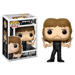 Pop Music: Metallica - Boneco de vinil Lars Ulrich e (incluído com caixa protetora Pop) (Discos de Vinil)