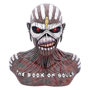 Nemesis Now Caixa de busto Eddie oficialmente licenciada do livro de almas de Iron Maiden, tamanho único, marrom (CDs)