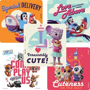 Disney T.O.T.S Stickers - Toys and Giveaways - 100 per Pack (Discos de Vinil)