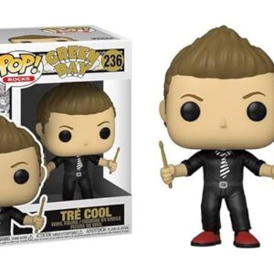 Funko Green Day + Protetor Pop: boneco de vinil Pop! Punk Rocks (conjunto de presente com caixa protetora de colecionador da marca ToyBop) (TRE legal com baquetas #236/56726) (Discos de Vinil)