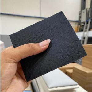 Kit Cabeceira de Cama Modular Adesiva 120x20cm Estofada em (CORINO PRETO,KIT 8 MÓDULOS) (CDs)